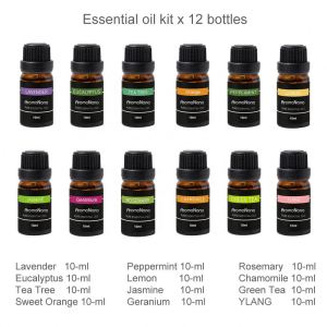 100% Pure Natural Lavender Peppermint Eucalyptus Tea Tree Essential Oil Set 10ml Aromatherapy Diffuser Gift Set