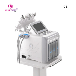 2021 hot selling 6 in 1 aqua facial machine water dermabrasion small bubble facial cleaning machine