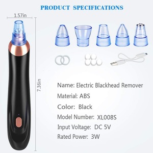 Amazon new Blackhead Remover Vacuum Pimple Extractor Electric pore vacuum cleaner do it at home skin care tool