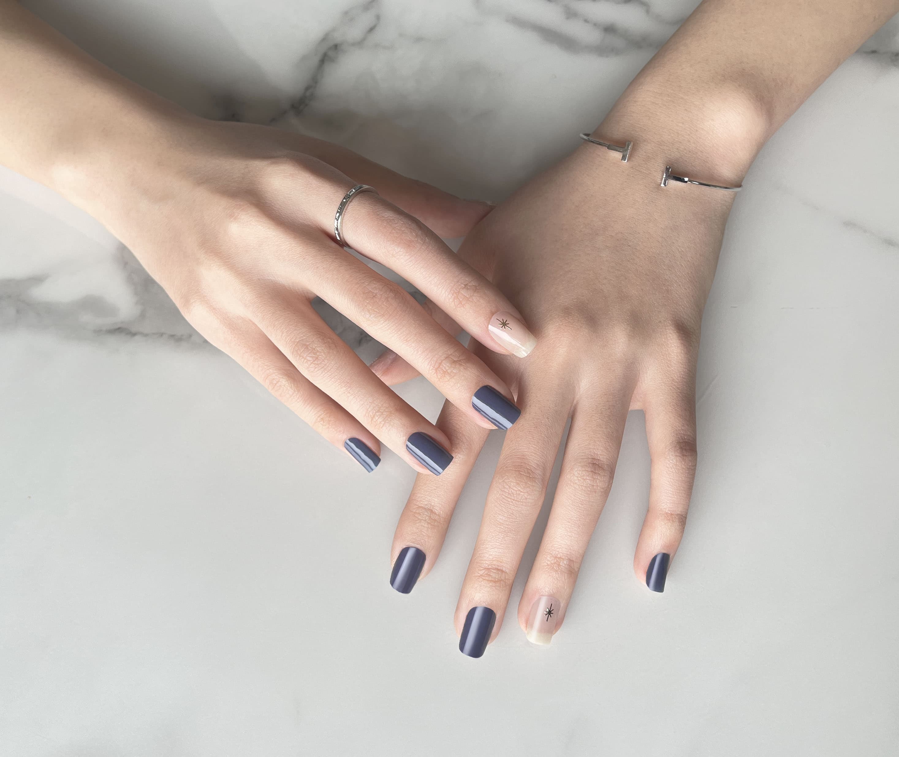 At-home Gel nail sticker (real gel nail, fully cured gel nail sticker)