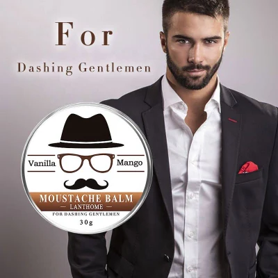 Beard Balm Leave-in Conditioner Wax Beard Grooming Kit