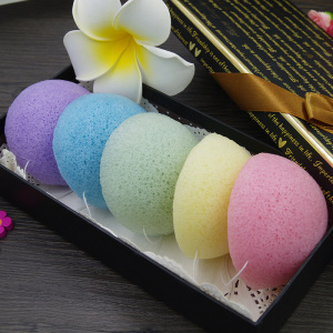 Bebevisa Wholesale 100% natural pure konjac sponge supplier for Deep Cleansing