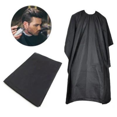 Black Hair Cutting Cloak Foldable Salon Barber Cape Wrap Hairdressing Capes Cover Cloth Haircut Protecter Shaver Clean Aprons