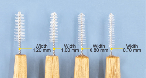 Dental Clean Eco Friendly Orthodontic Biodegradable Customizable Logo Reusabale Bamboo Interdental Brush Picks