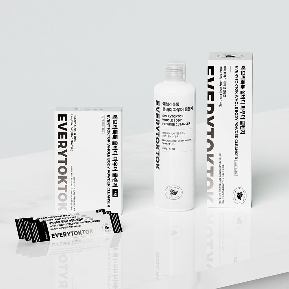 EVERYTOKTOK Whole Body Powder Cleanser (All-in-one Cleanser)