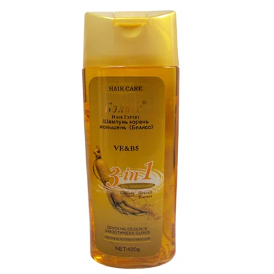 Ginseng Herbal Natural Promote Hair Growth Instant Black Hair Shampoo