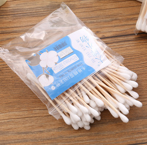 High Quality Cotton Buds Wood Stick Cotton Buds Sterile Cotton Swabs