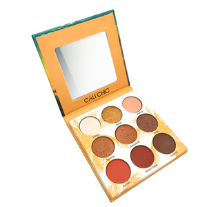 Hot Sale Paper Cardboard High Quality Makeup Eyeshadow Shiner Pigmented Eye Shadow Palette