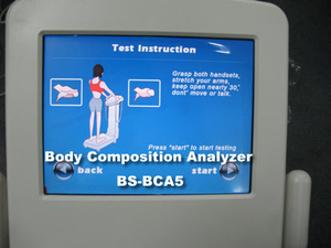 hot selling body composition analyzer evaluates visceral fat segmental fat distribution