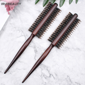 Hot Selling High End Babershop Professional Boar Bristle Round Hair Brush