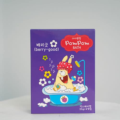 imongddang pompom bath ,kids skin care
