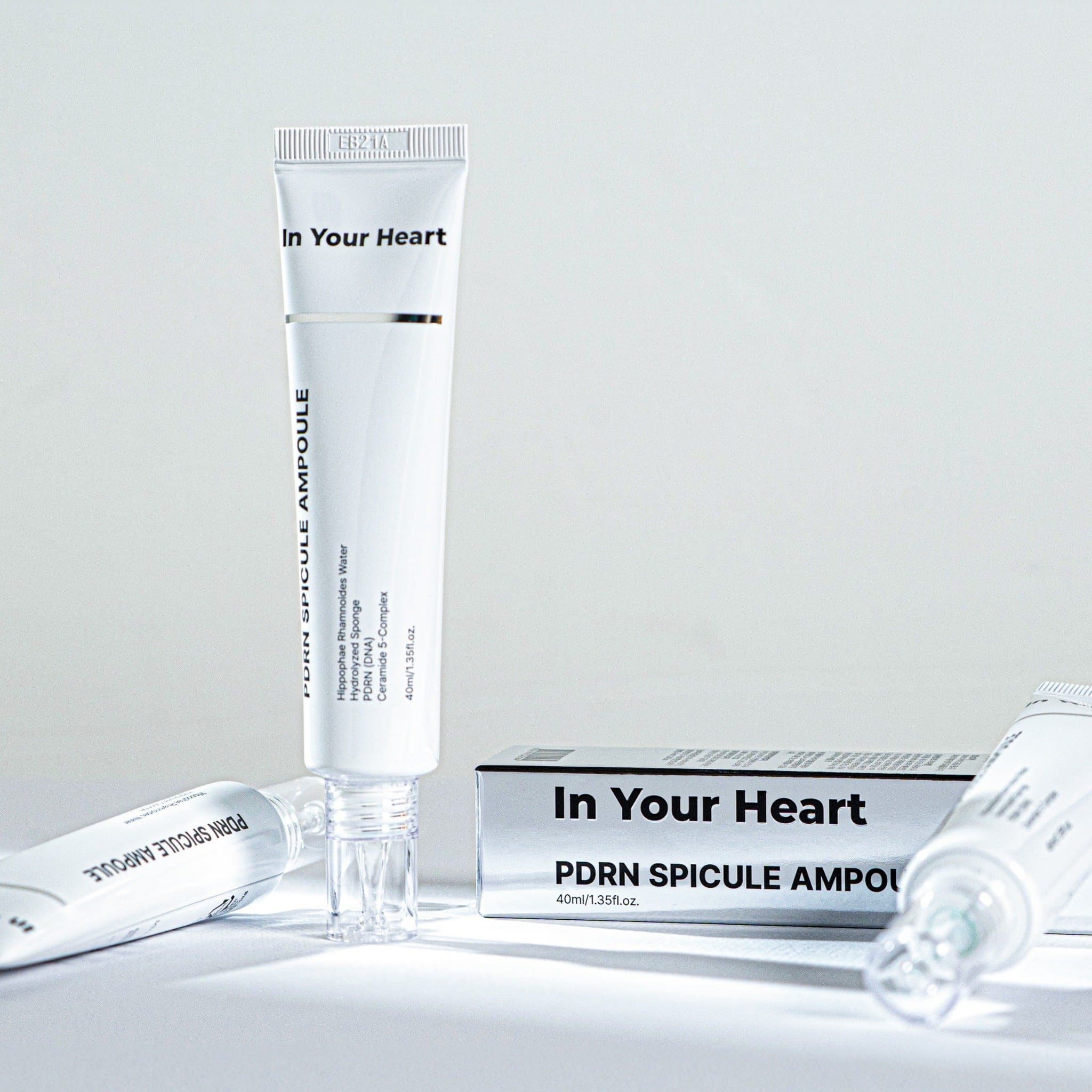 [In Your Heart] PDRN SPICULE AMPOULE 40ml Microneedle Pore Skin Booster Repair DNA Brightening