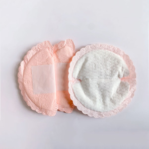 MB05-01 biodegradable 4 season disposable bamboo nursing breast cooling gel pad pink breast leaking pad