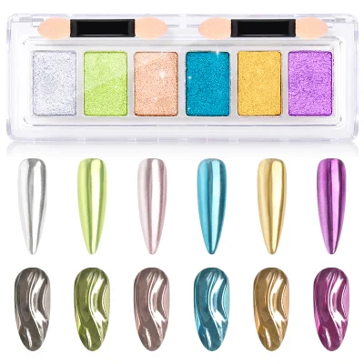 Nail Art Gel with Free Samples Acrylic Nails Supplies Decoration Glitter Pigment Chrome Magic Nail Mirror Powder