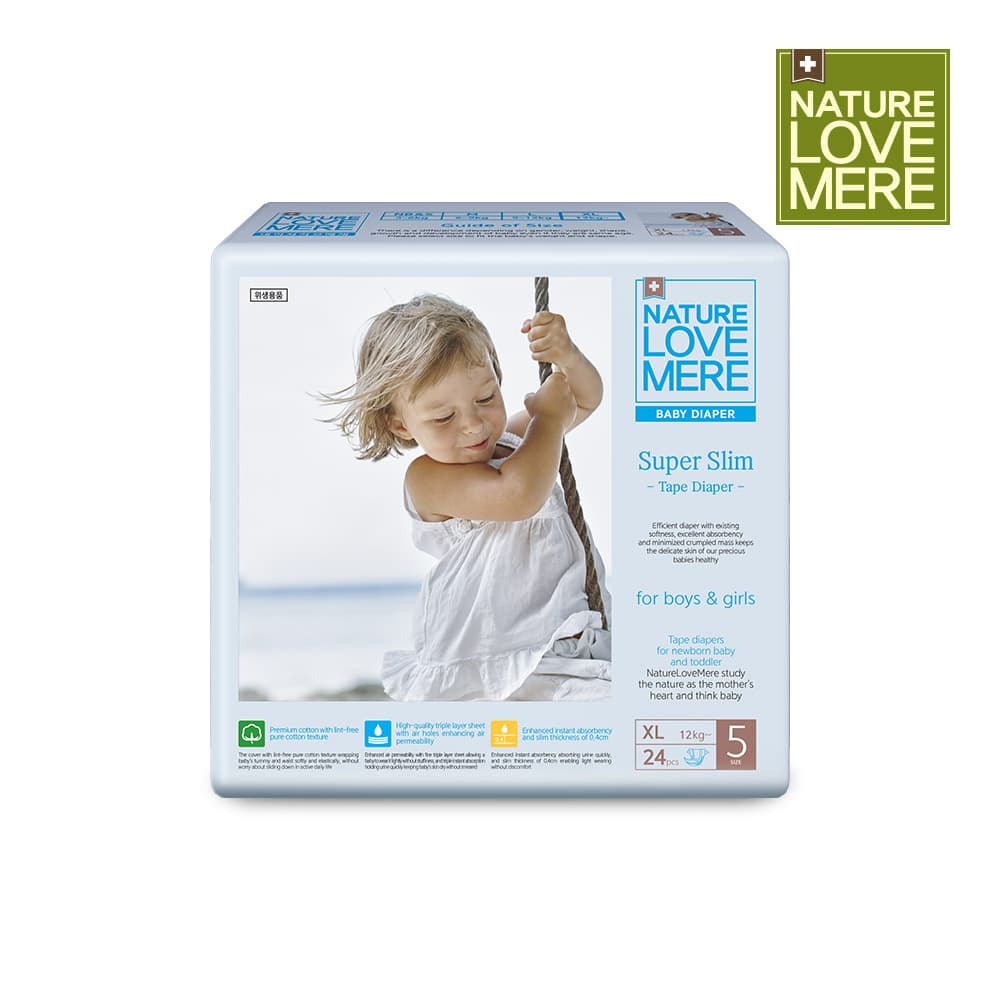 NATURE LOVE MERE Super Slim Tape Diapers