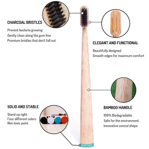 New Arrival 100% Eco Friendly - Zero waste Nature Bamboo Toothbrush