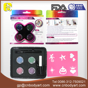 New Body Art Glitter Tattoo Kits