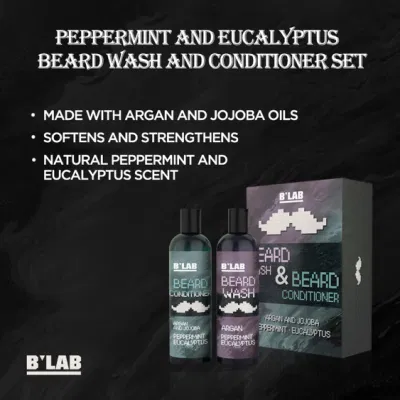 New Design Custom Logo Beard Care Beard Wash Beard Shampoo and Conditioner
