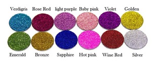 New Private label 12 colors pressed glitter highly pigmented pressed glitter palette