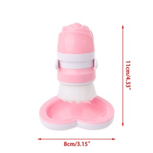 New Product Portable Cleansing Brush Face Massage Tool Deep Clean Skin Care Remover Tool +holder pedestal