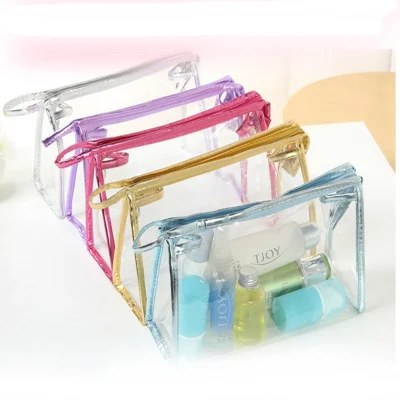 New Travel Storage Wash Bag Men&prime;s Cosmetic Bag Bath Women&prime;s Waterproof Transparent Portable Finishing Makeup Bag