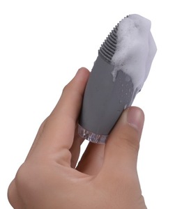 Optional color silicone ABS material electric facial cleaner brush tool for skin care