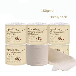 PerEasy Freehand Sketching Cute Package Virgin Bamboo Pulp Toilet Tissue / Bathroom Sanitary Tissue