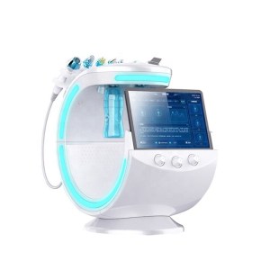 Poland best selling High Power Skin Rejuvenation Hydra Aqua Peel Machine 7 in 1 smart ice blue hydro Facial Machine