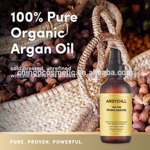 Private Label 100% Pure Oragnic Morocco Argan Oil for Hair Treatment