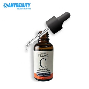 Private Label 20% Vitamin C and Hyaluronic acid anti aging skin care serum