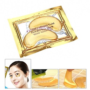 Private Label Gold Collagen Eye Mask Anti wrinkle Moisturizing 24K Gold Collagen Eye Mask
