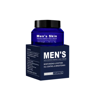 Private Label Moisturizing Brightening Men&prime; S Skin Waking Energy Face Cream