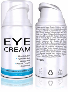 Private label natural anti wrinkle best eye cream for dark circles