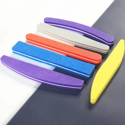 Professional Nail Buffer Wholesale Quality 6 Colors Sponge Nail Files 100/180