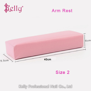 PU Leather Square Shape Arm Rest Color Printing Washable Nail Manicure Pillow For Nail Salon Manicure Tool