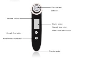 Rejuvenation Ion Deep Cleansing Facial Rf&Ems Rejuvenation Skin Massager Radio Frequency Skin Tightening Beauty Rf Machine