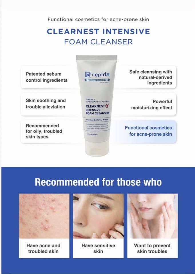 Repida Clearnest Intensive Foam Cleanser