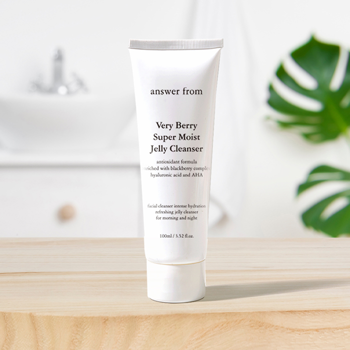 skin care : answer from very berry super moist cleanser