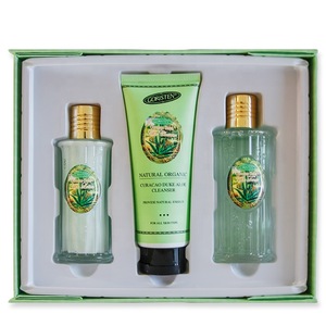 Skin care anti acne and oil-control aloe face care set for oily skin