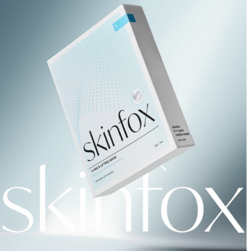 skinfox, V-Neck Lifting Mask,  lifting mask, whitening, wrinkle management, neckline care