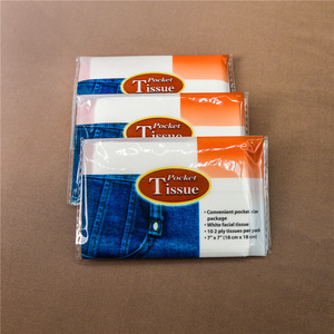 small pack facial tissue