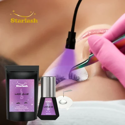 Starlash Wholesale Waterproof Oil Proof Microwave UV LED Eyelash Extension Glue