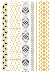 Tattoo Body Art Hot Stamping Non-Toxic Eco Full Arm Body Waterproof Temporary Tattoo Sticker
