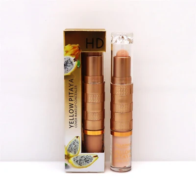 Tlm Makeup Yellow Pitaya HD Concealer Custom Moisturizing Concealer and Highlighter Make up Concealer Contour Foundation Stick