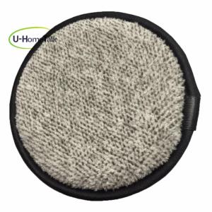 U-HomeTalk New 2019 Chemical Free Bamboo Fiber Reusable Private Label Round Makeup Remover Towel Magic Makeup Remover Pad