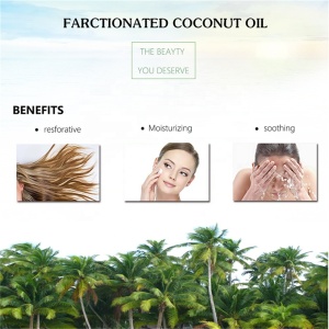 wholesale Customized Body care massage 100% pure Fractionated coconut oil