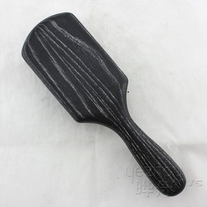 Wooden Massager hair Afro combs with rubber C15018