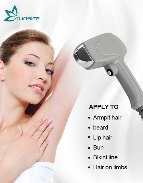 Portable 808 Diode Laser Hair Removal Machine for Beauty