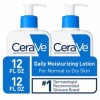 CeraVe Daily Moisturizing Lotion, Normal to Dry Skin (12 fl. oz., 2 pk.)