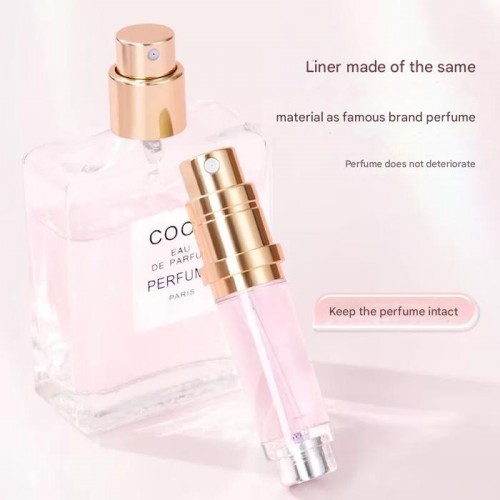 5ML Round Head Portable Mini High-end Perfume Bottle Spray Bottle With Bottom Direct Self-filling